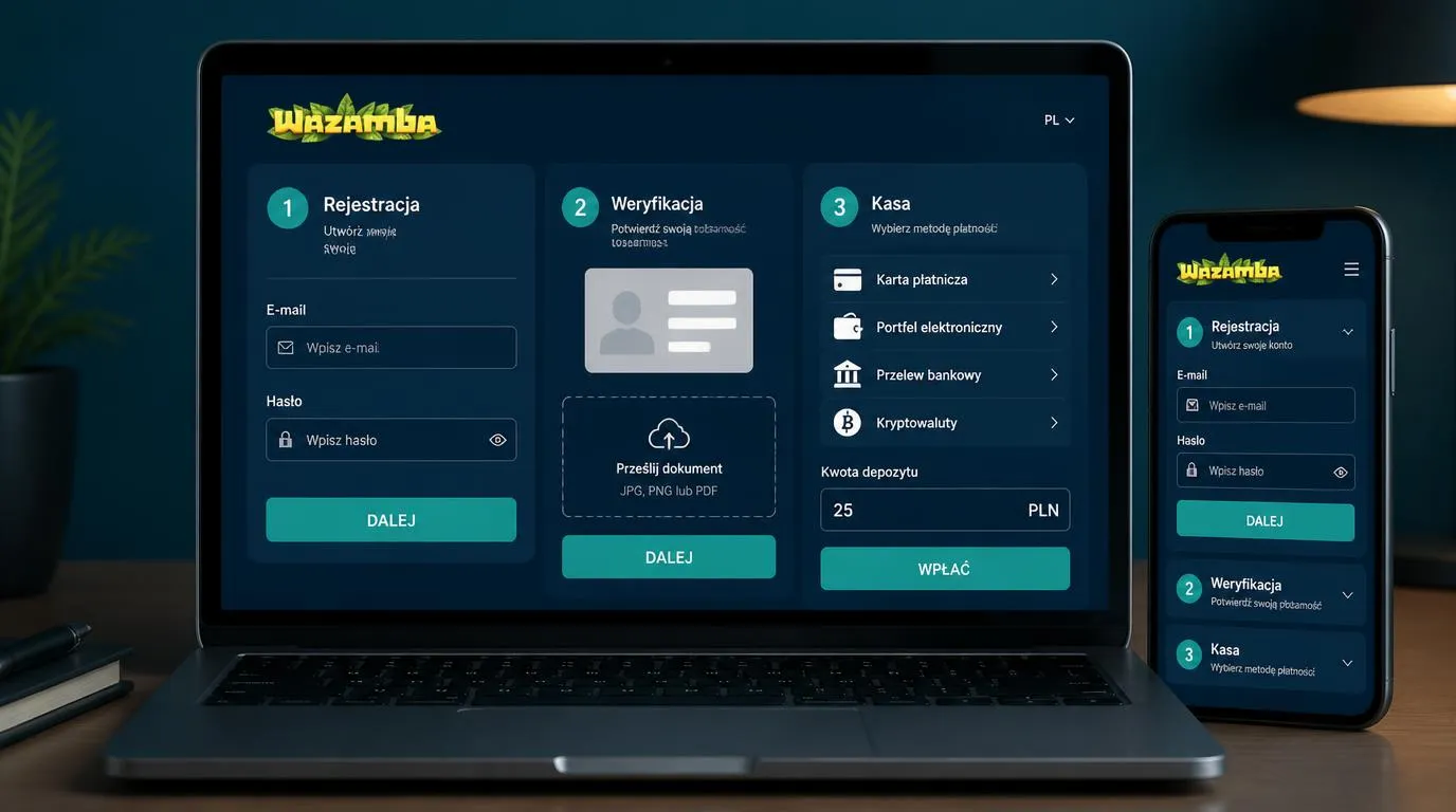 Panel bonusu powitalnego z ofertą 100% do 500 PLN, 100 FS i minimalnym depozytem 25 PLN